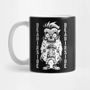 Dead Inside Chibi Zombie Mug